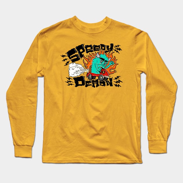 Speed Demon Long Sleeve T-Shirt by Original_Badman